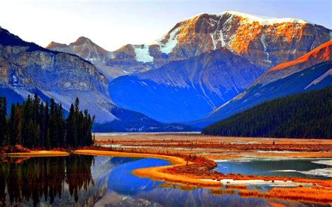 papier PARC NATIONAL JASPER, Alberta, Canada: écran large HD: haute définition: plein écran