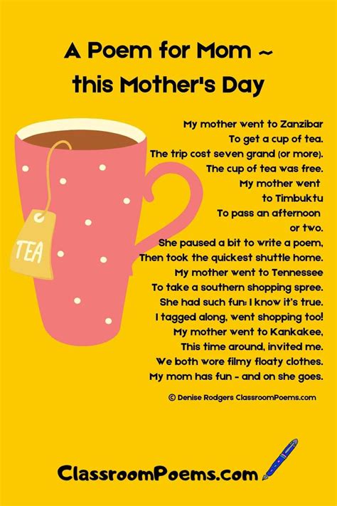 Funny Mothers Day Poems