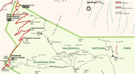 Haleakala Crater Map