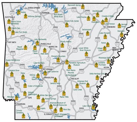 A Map Of The State Of Arkansas - Fsu Spring Break 2024