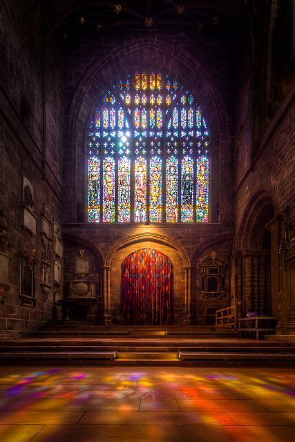 Stained Glass Window in Chester Cathedral (9x exposure HDR) | Stained glass church, Chester ...