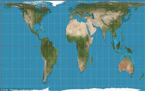 Why every world map you're looking at is WRONG: Africa, China and India are distorted despite ...