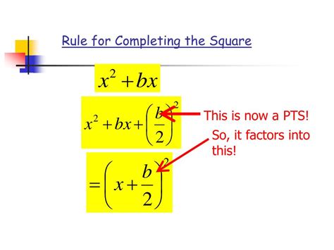 PPT - Completing the Square PowerPoint Presentation, free download - ID ...