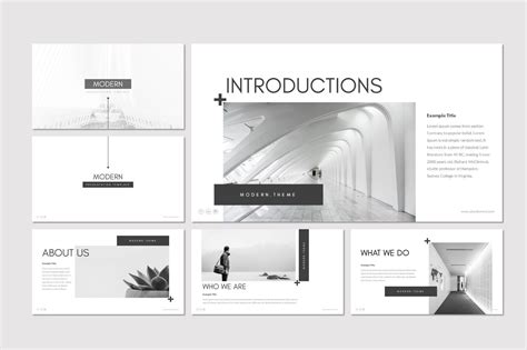 MODERN Minimalist Presentation PowerPoint template | Background for ...