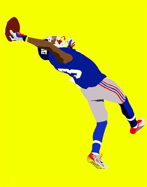 Odell Beckham Jr. "The Catch" Printed Poster | Beckham jr, Odell beckham jr, Nfl football wallpaper