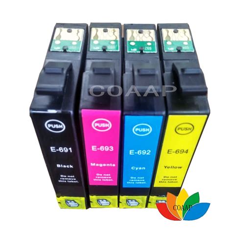 1 Set Compatible epson 68 69 Ink Cartridges for Workforce 310, 315, 500 ...