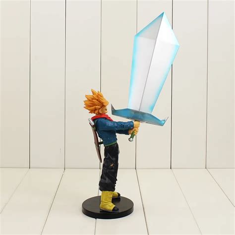 35cm Dragon Ball Z Trunks Figure Toys Super Saiyan Hope Sword PVC ...