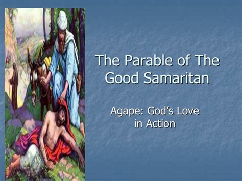 PPT - The Parable of The Good Samaritan PowerPoint Presentation, free ...