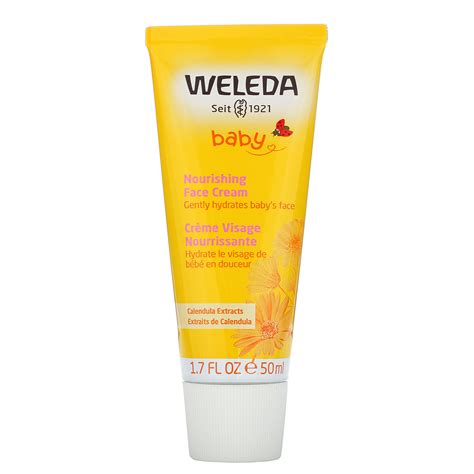 Weleda, Baby, Nourishing Face Cream, Calendula Extracts, 1.7 fl oz (50 ml) - iHerb