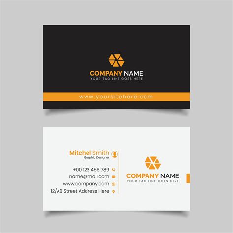 Modern real estate business card Vector template design 9576324 Vector Art at Vecteezy