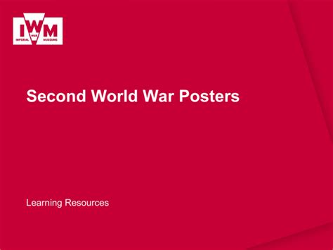 Second World War Posters