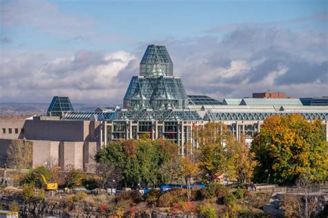 View of the National Gallery of Canada in Ottawa Editorial Photography ...