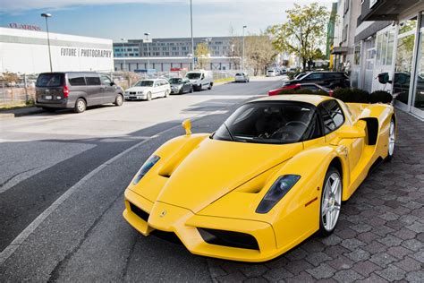 Photo of the Day: Yellow Ferrari Enzo and F50 Combo - GTspirit