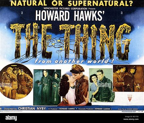 THE THING FROM ANOTHER WORLD - Poster for 1951 RKO film Stock Photo - Alamy