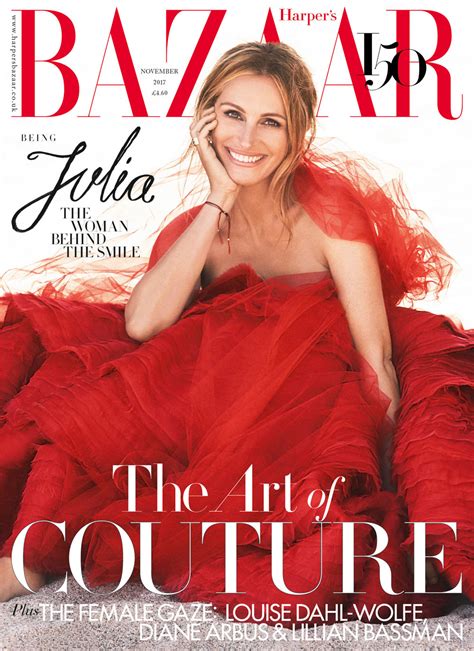 Julia Roberts Covers the November Issue of Harper's Bazaar UK Magazine ...