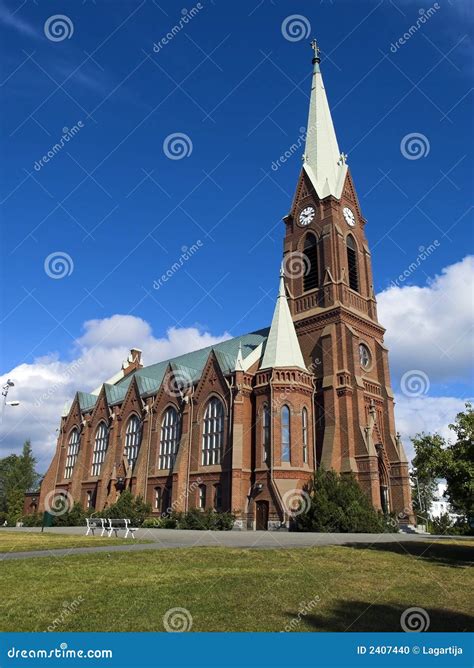 Mikkeli cathedral stock photo. Image of travel, cathedral - 2407440