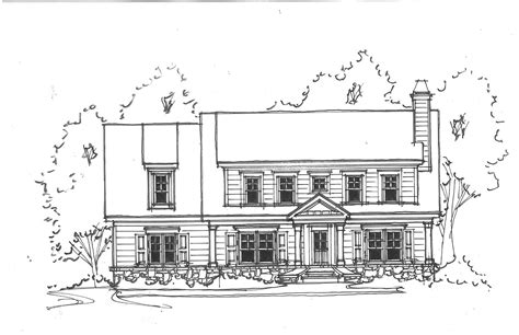 house front elevation drawing - Caren Swartz