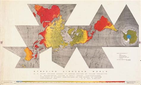 Dymaxion map. R. Buckminster Fuller (1943) | Download Scientific Diagram