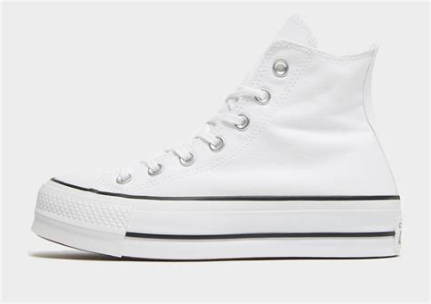 Buy White Converse All Star Lift Hi Platform Women's | JD Sports | JD Sports Ireland