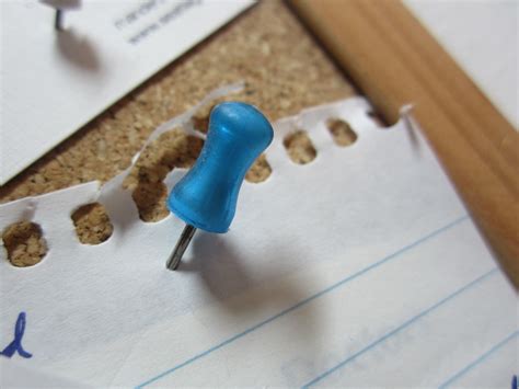 pale blue ~ 17 push pin | push pin on coark board | Flickr