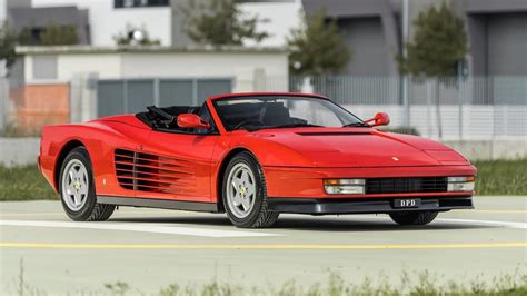 An ultra-rare Ferrari Testarossa Spider is coming up for auction