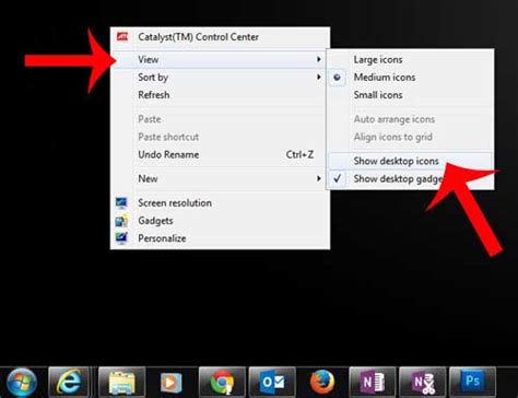 How To Restore Hidden Desktop Icons In Windows 7 | solvetech