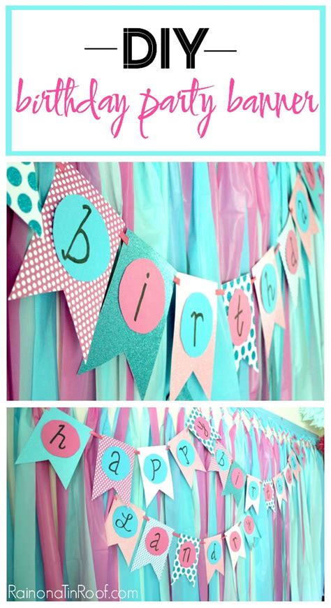 DIY Birthday Banner: An easy DIY Banner for any occasion!