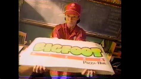 Pizza Hut Big Foot pizza : nostalgia