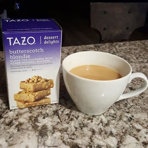 Tazo dessert tea | Dessert tea, Low carb recipes, Butterscotch blondies