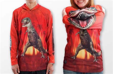 T-Rex Hoodie shirt for kids and adults by Mouthman- Made in the USA ...