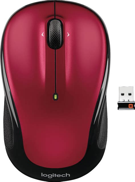 Customer Reviews: Logitech M325 Wireless Optical Ambidextrous Mouse Red ...