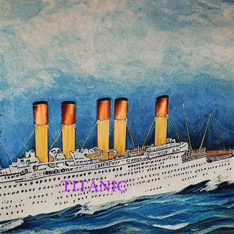 Titanic Drawing