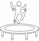Trampoline coloring Page  Free Printable Coloring Pages sketch template