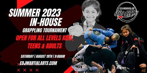 SUMMER 2023 Grappling Tournament, EDJ School of Jiu Jitsu, Corona, 19 ...