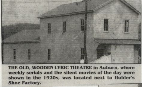 Lyric Theatre - Auburn Area Historical Society