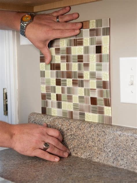 How To Install A Mosaic Tile Backsplash In The Kitchen : Mosaic Tile ...