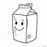 Cute Milk Carton With Smiley Face Coloring Page 29905 23641 sketch template