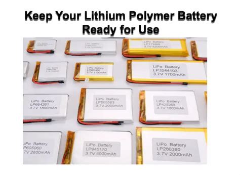 Keep Your Lithium Polymer Battery Ready for Use | Lithium_Polymer_Batteries_com