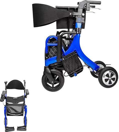 NICEYY Electric Power Walker Drive Rollator, Déambulateurs Droits pour Personnes âgées - Stand ...