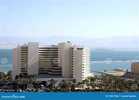 Hotels on Dead Sea. stock photo. Image of hotel, architecture - 18337266