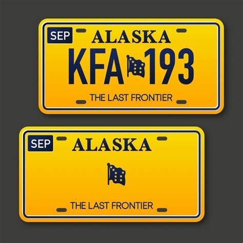 100 Alaska License Plate Images, Stock Photos, 3D objects, & Vectors ...