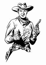 Western Cowboy Coloring Pages sketch template