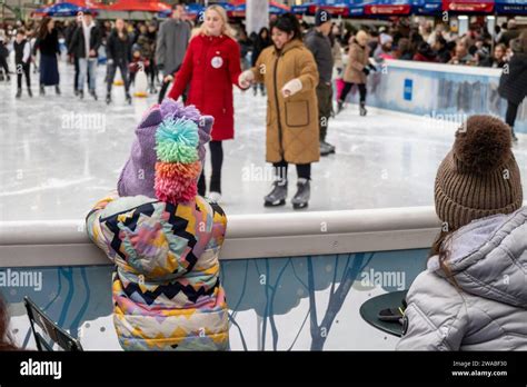 Bryant Park Winter Village has a popular ice skating rink, New York ...