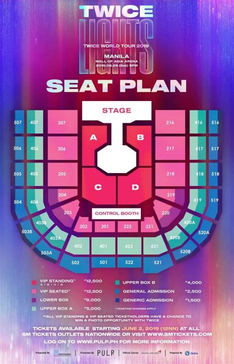 Ticketing Details And Seating Plan For "TWICE WORLD TOUR 2019 TWICELIGHTS" In Manila Finally ...