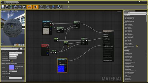 Material Editor UI | Unreal Engine Documentation