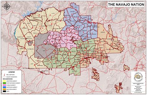 District Boundaries - Diné Nihi Kéyah Project - Navajo Nation Land HIstory, Law and Custom