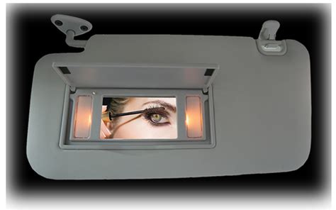 Illuminated Lighted Vanity Mirror Sun Visors for 2009, 2010, 2011, 2012 ...