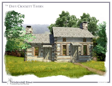 The Davy Crockett Tavern Cottage-Style House Plan - Winterwoods Homes