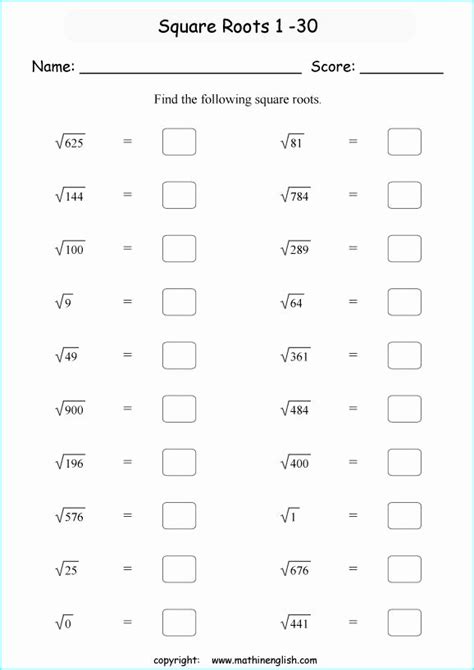 50 Simplifying Square Roots Worksheet Answers