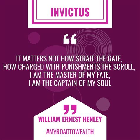 Inspiration William Ernest Henley, Williams, Captain, Master, Quotes, Inspiration, Movie Posters ...